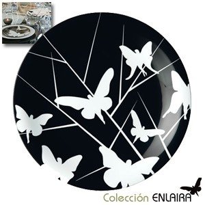 Großer Design Speise-Teller ´Enlaira´ au