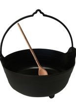 Großer Hexenkessel Deko 35cm