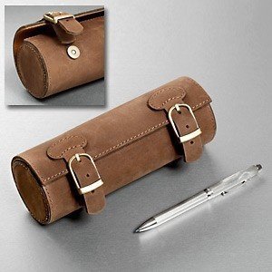 Großes Stifteetui / Federmappe aus Büffe