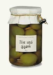 Grüne Oliven mit Stein in Salzlake, 350g