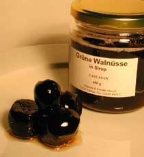 Grüne Walnüsse in Sirup, 430g (Abtropfge