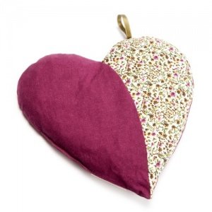 Kirschkern-Kissen violett