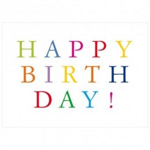 Gru?karte Happy Birthday