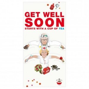 Grußkarte Get Well Soon