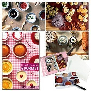 Grusskarten-Set ´Gourmet´ mit Umschlägen