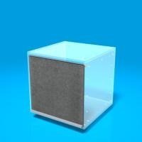 GUBE Tür Modul KZM303S  MDF-schwarz