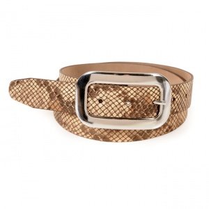 Gürtel Python, brauntöne, 105 cm