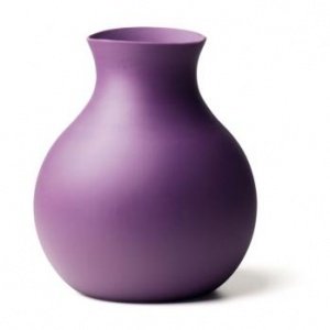 Gummi-Vase groß olive