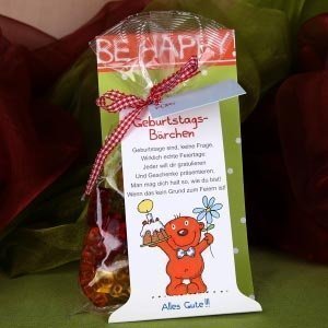 Gummibärchen Be Happy! zum Geburtstag