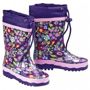Gummistiefel "lila/Blume"