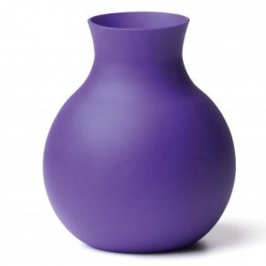 Gummivase neo purple groß