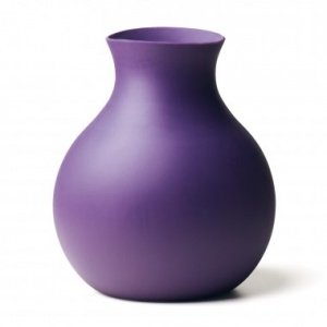 Gummivase violett groß