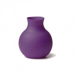 Gummivase violett klein