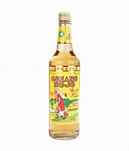 Gusano Rojo Mezcal mit Wurm (700ml Flasc