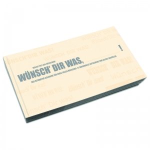 Gutscheinbuch zum Selbstausfüllen