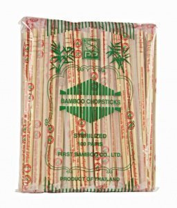 H&S Ess-Stäbchen aus Holz (100 Paar Pack