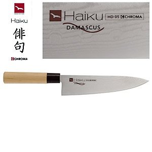 HAIKU ´Damascus´ Kochmesser 20 cm aus Da