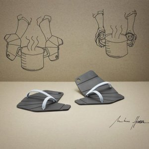 HAND-FLIPFLOPS Topflappen-Paar