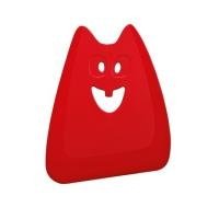 HANS Teigschaber rot von Koziol