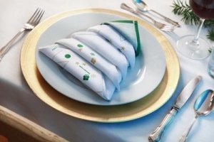 _ HAPPY NAPKIN Origami-Stoff-Serviette 2