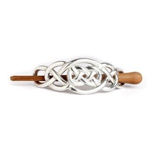 Haarspange "Celtic Knot Rosewood Pin"