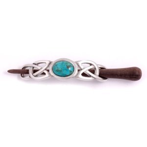 Haarspange "Turquoise Rosewood Pin"