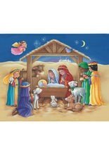 Hängedekoration Weihnachtskrippe Weihnac