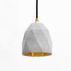 Hängeleuchte Beton T1 trianguliert