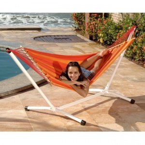 Hängematten-Set mit Stahl-Ständer (Abb. 