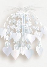 Hängende Kaskade Blumen und Herzen Hochz