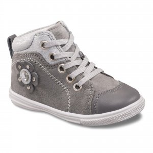 Halbschuh Glattleder/Velour/Gl