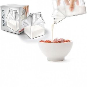 HalfPint Milchkanne aus Glas