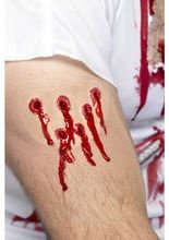 Halloween Horror Latex Applikation: Eins