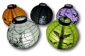 Halloween LED Papierlaterne