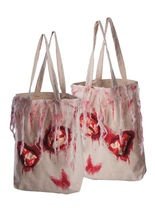 Halloween Leichenteile Stoff-Tasche weiß