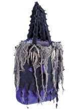 Halloween Skelett Hand Stoff-Tasche lila