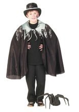 Halloween Spinnen Glitzer Cape Umhang