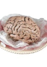 Halloween Tischdeko Gehirn