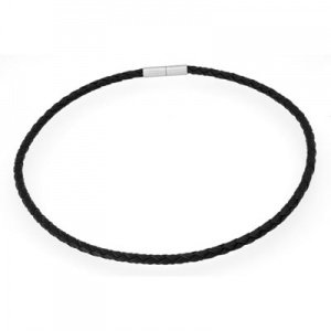 Halsband Leder schwarz