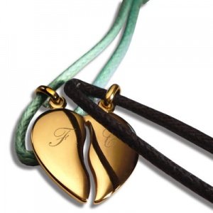 Halsband trennbare Herzen