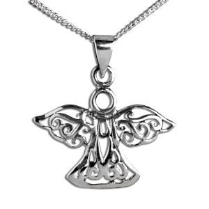 Halskette "Celtic Angel", Silber