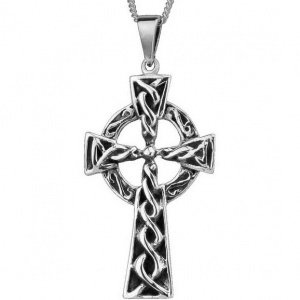 Halskette "Celtic Cross", Silber