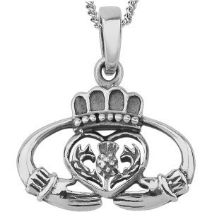 Halskette "Cladagh", Silber