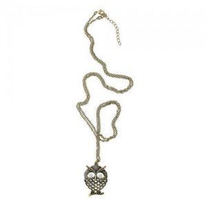Halskette Eule antikmessing, Lisbeth Dah