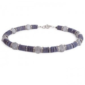 Halskette Laguna, blau