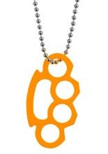 Halskette Schlagring neonorange