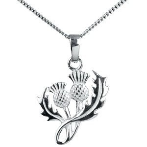 Halskette "Scottish Thistle", Silber