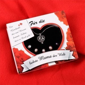 Halskette mit Perlen – liebste Mama der 
