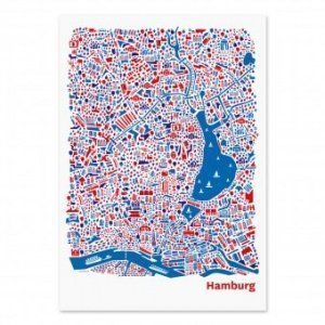 Hamburg Citymap Poster