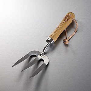 Hand-Harke und -Gabel aus Edelstahl